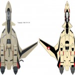Yamato YF-19 Line Art 1